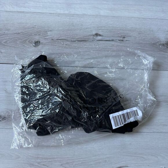 Victoria Secret PINK
COTTON LONG-SLEEVE WRAP CROP TOP black L NWT in packaging - Picture 4 of 7
